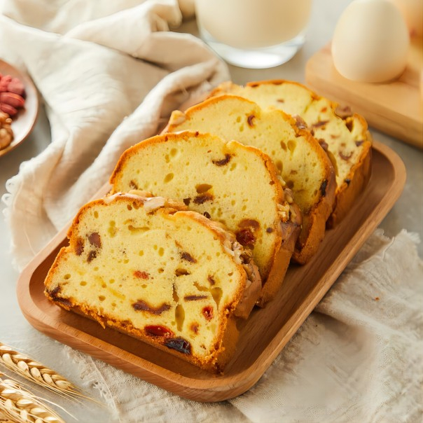 妙诺磅蛋糕-桂圆枸杞蛋糕