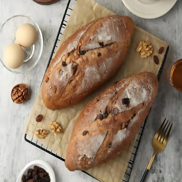 妙诺欧包-黑裸麦核桃葡萄