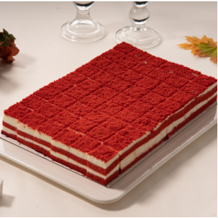 红丝绒慕斯小方蛋糕（800g/54块/盒*10盒/箱）