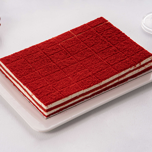 红丝绒慕斯长条蛋糕 （800g*42块/盒*10盒/箱）